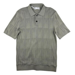 Selected Homme Knitted Polo Shirt Cotton Taupe Size L